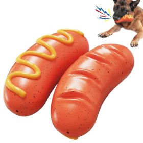 PPOKEl Dog Chew Toys Aggressive- Chaewers.Indestructible Dog Toy For Aggressive Chewer,Tough Chew Toys For Dogs  Rubber  Orange Plain (Option: Orange)